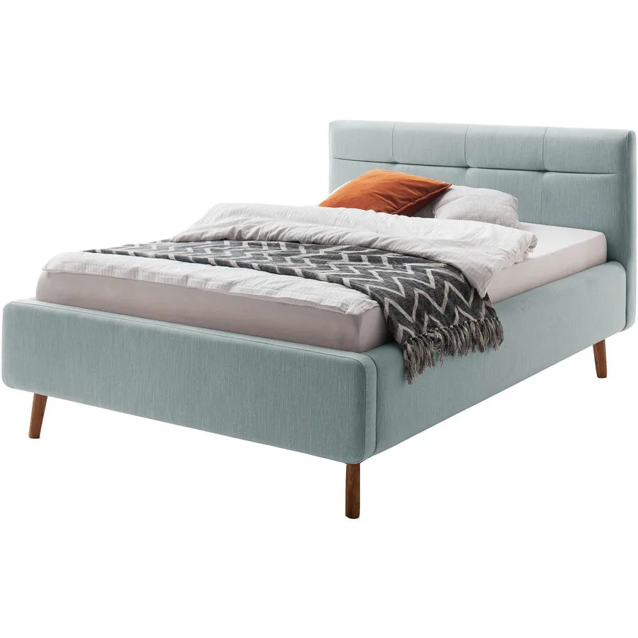 Bett Euvil Eisblau Polyester 140 x 200 cm