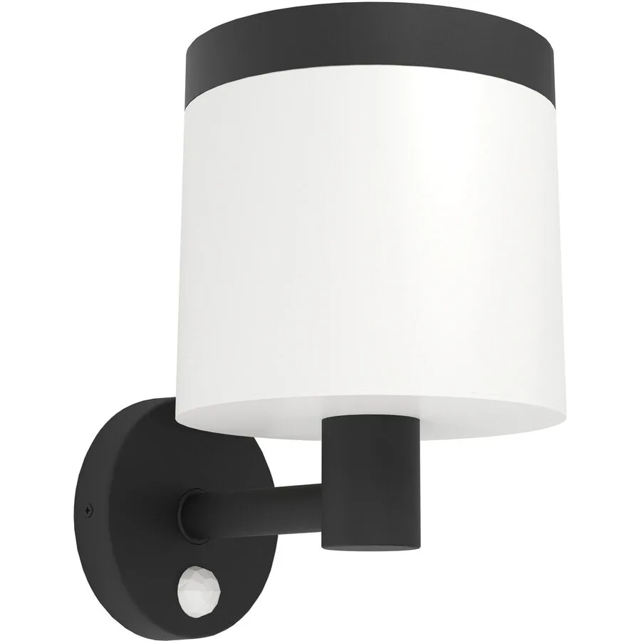Eglo Solaraussenlampe Pantete Schwarz Kunststoff 21 cm - Lichtfarbe: Warmweiss