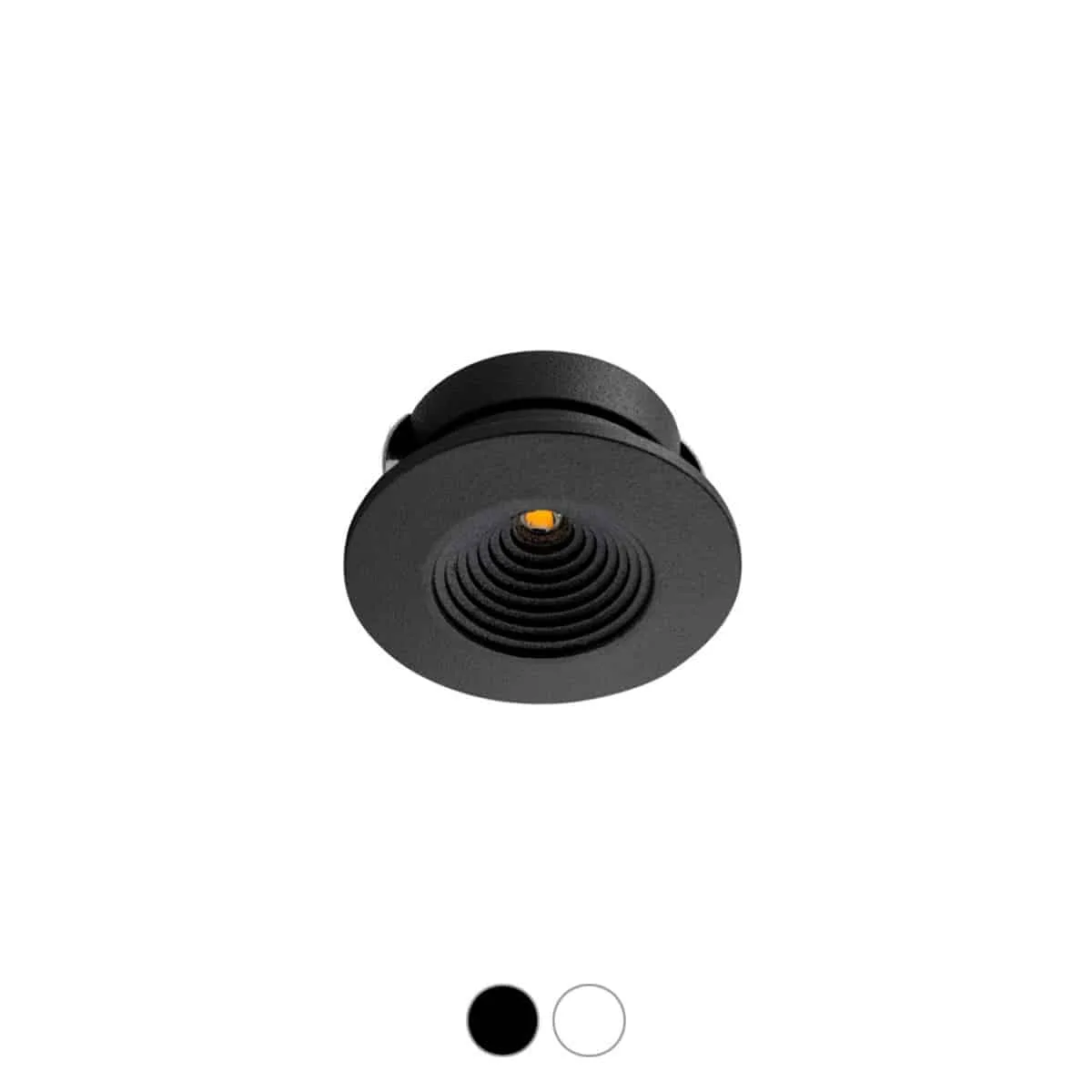 MiniOne Microspot Fixed Ø25 927 IP44 100° Svart