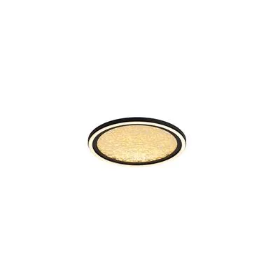Searchlight - Luna Ø30 - Takplafond - Svart/guld