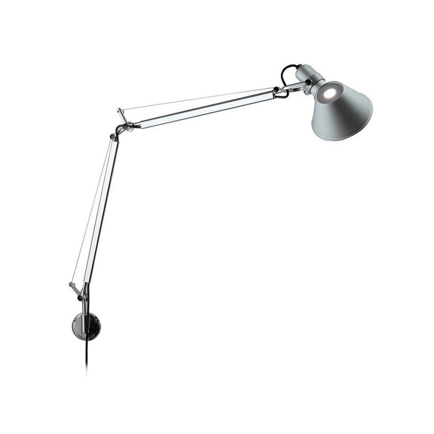 Tolomeo Micro Parete Vägglampa Alu - Artemide - Arbetsrum / hemkontor - Design - Aluminium