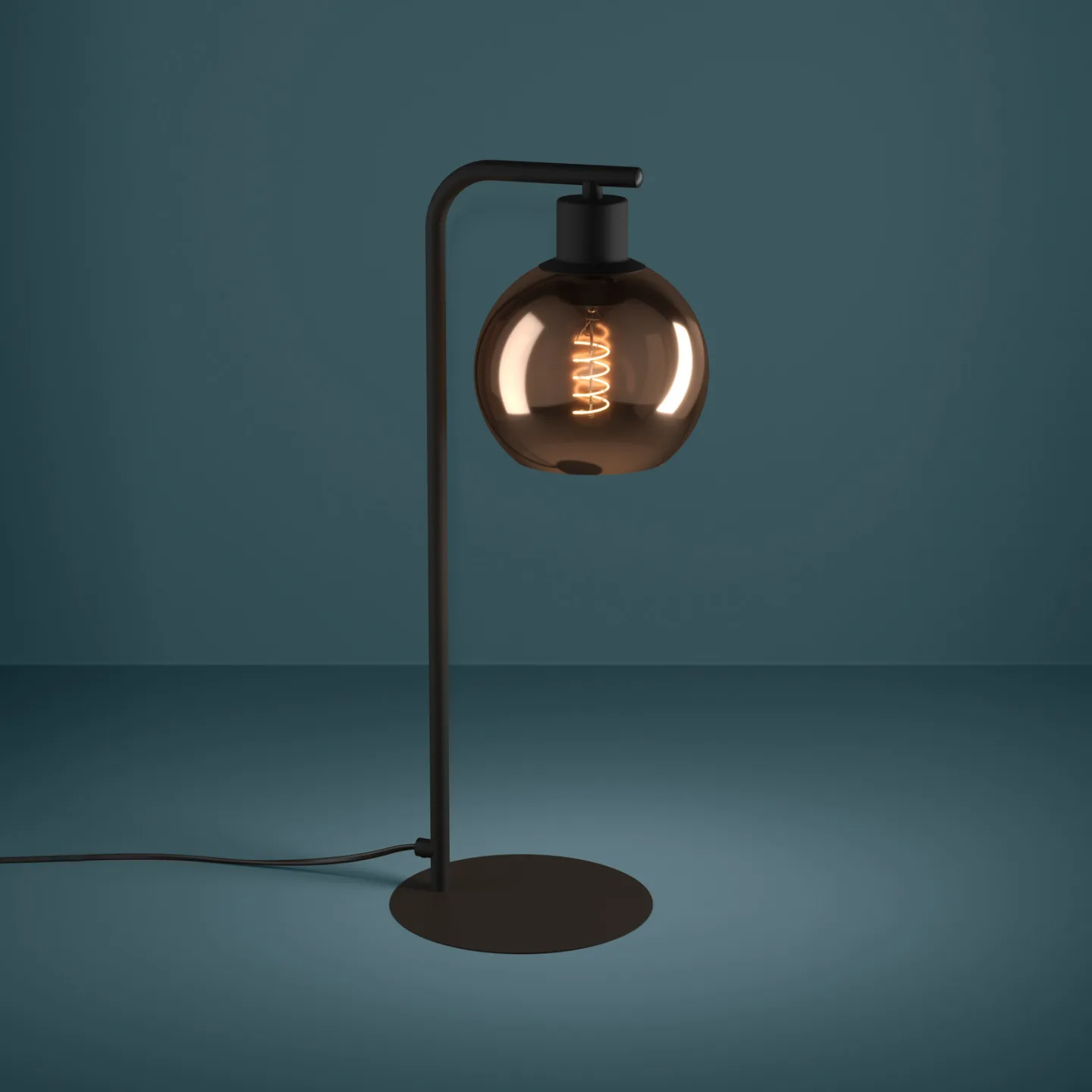 Cordoba Tischlampe, Glas kupferfarben - EGLO Stars Of Light - Wohnzimmer - Modern - Einflammig