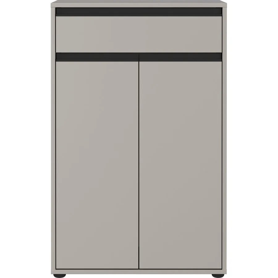 Aktenschrank Christine steingrau Holzwerkstoff B 63 H 98 cm