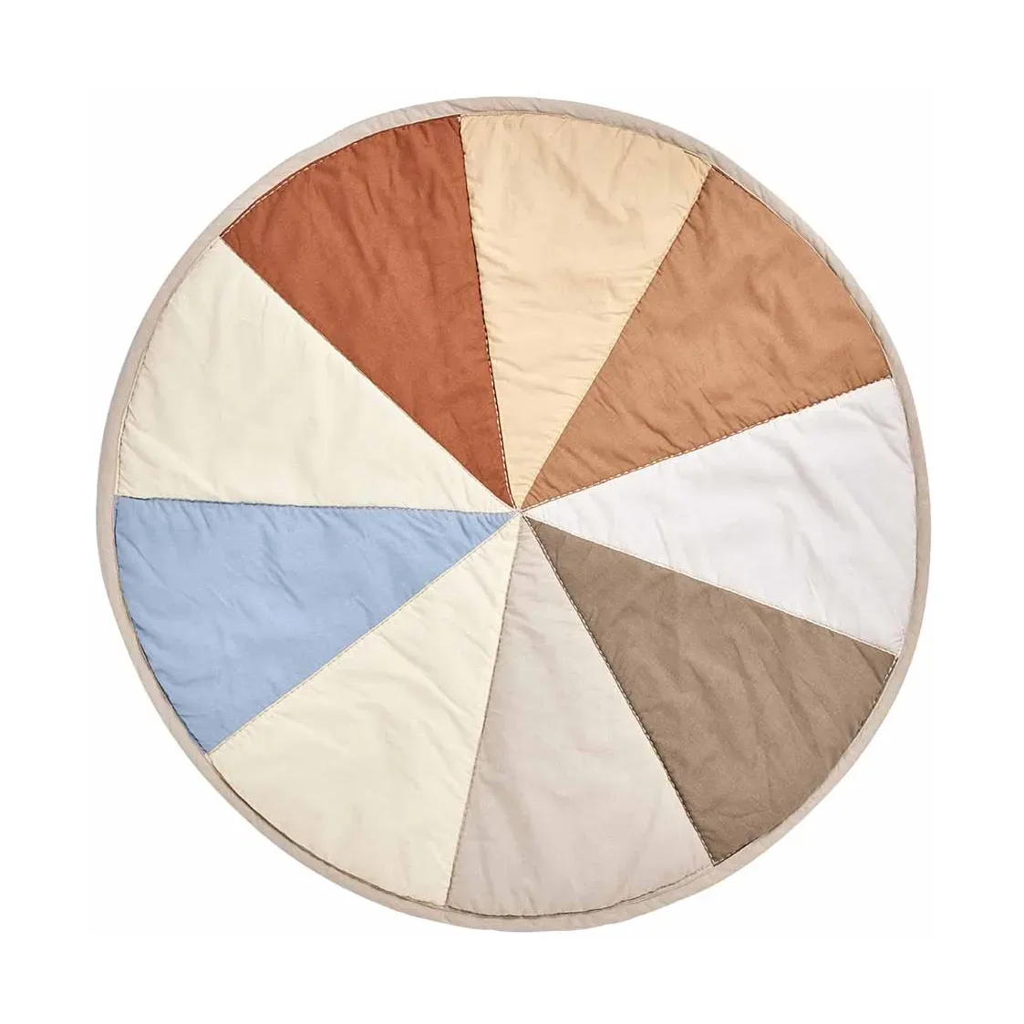 OYOY Moni Gesteppter Kinderteppich Ø100 cm Multi