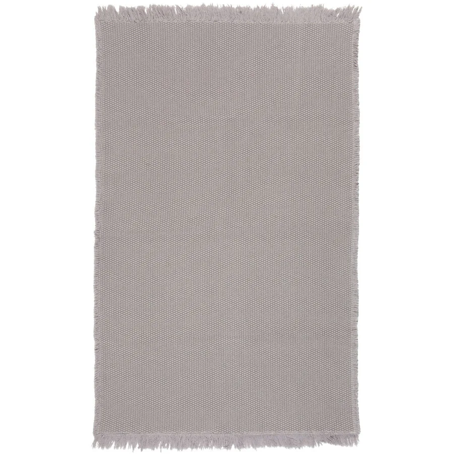 Kinderteppich Herzl Baumwolle 85 cm 140 cm - Farbe: Leinen