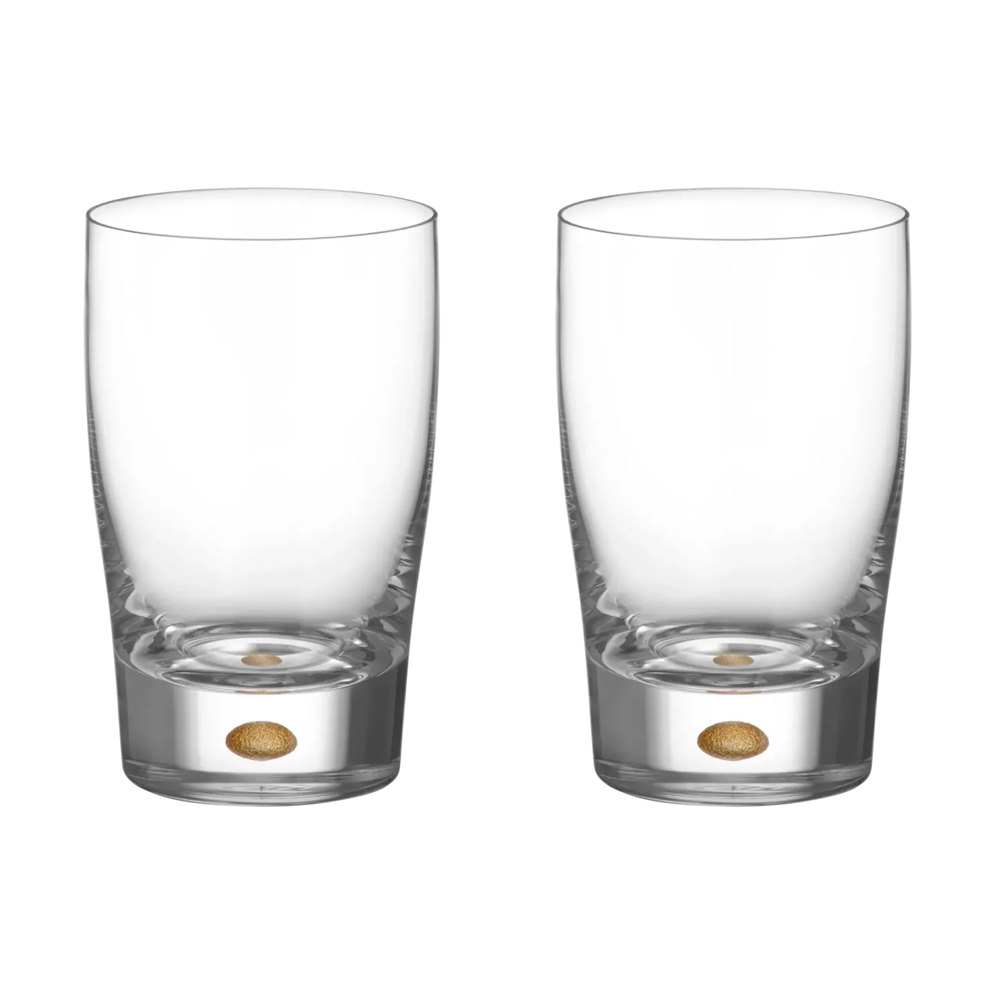 Orrefors Intermezzo Becher 25 cl 2er-Pack Gold