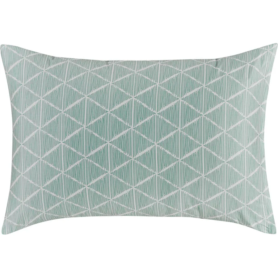 Esprit Kissenbezug Julien aqua Streifen Baumwolle B 50 T 70 cm