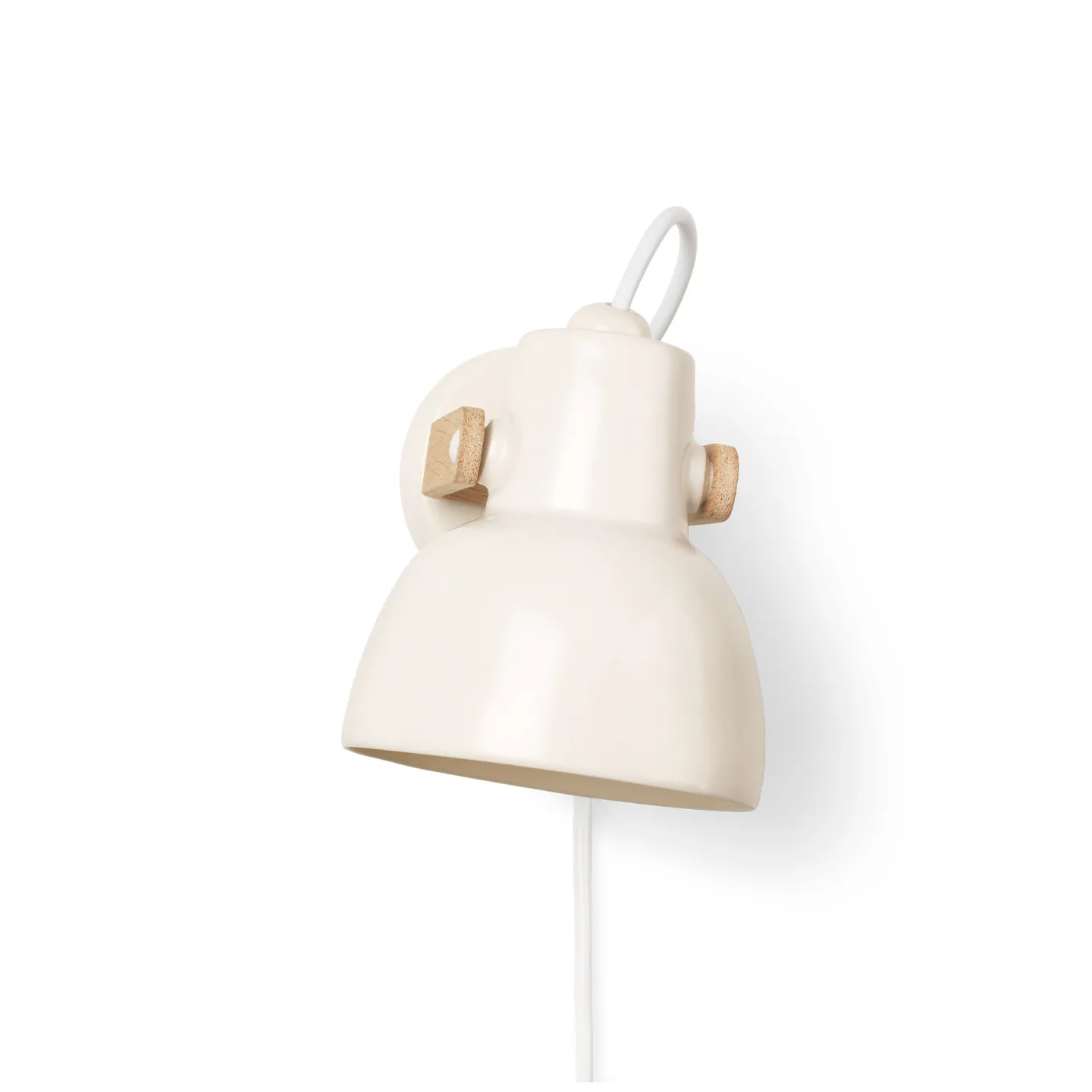 Mazo - 16Plus Wall Lamp White - Vägglampor - Snorre Læssøe Stephensen - Vit - Naturmaterial/Trä