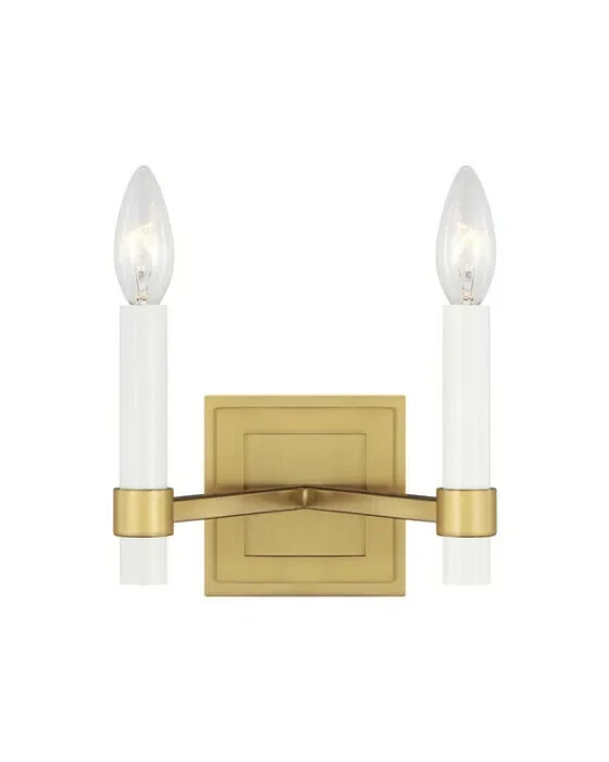 Marston Double Wall Sconce Brass