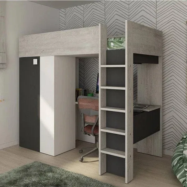 Drømmerom - Trasman Studio Loftseng med Garderobe