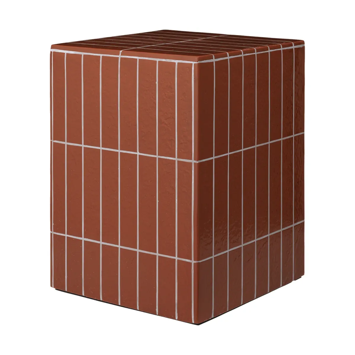 Ferm Living Pillar Beistelltisch Brown, 32x32x42 cm