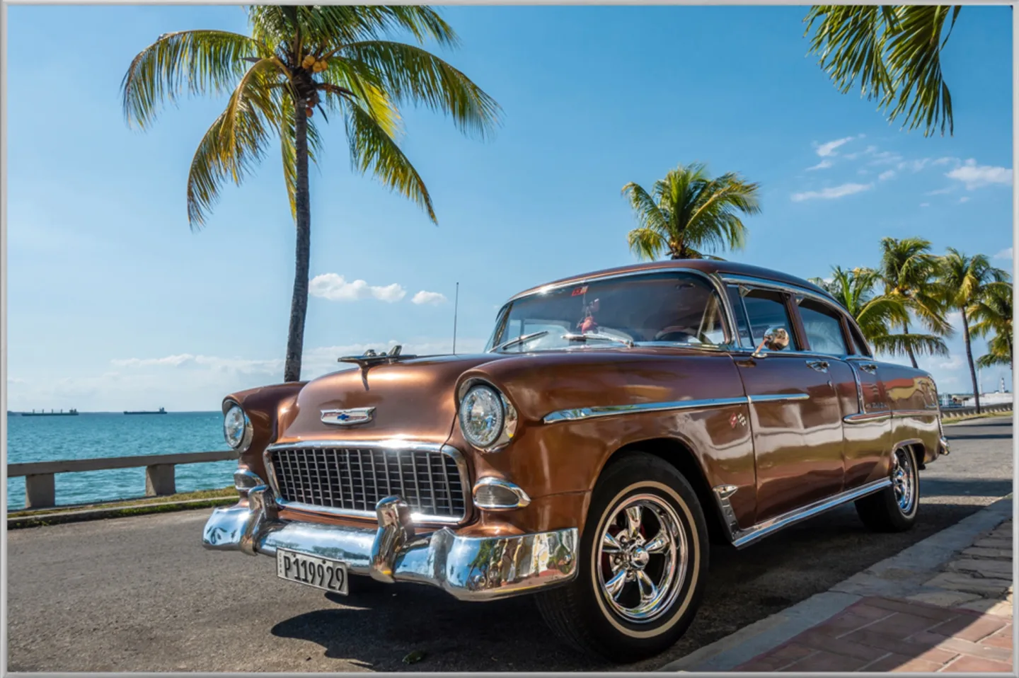 image LAND Bild mit Rahmen Oldtimer Auf Kuba | Schubiger Möbel
