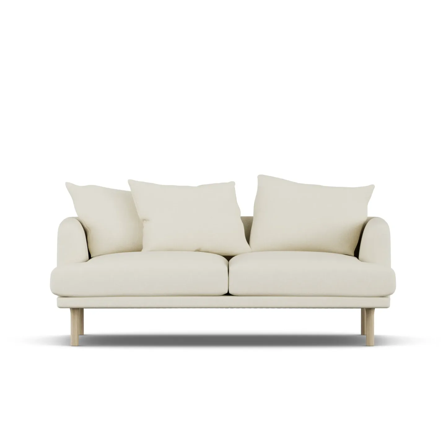 1898 Sjövik Sofa Oslo Nature 1540-Eiche weiß geölt, 2,5-sitzig