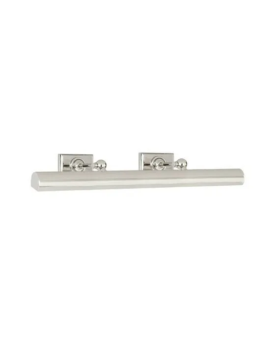 24" Cabinet Maker's Picture Light Polished Nickel