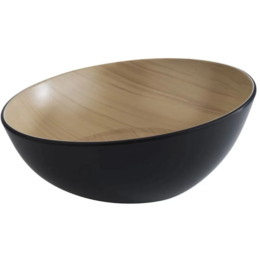APS Schale Frida schwarz Melamin D 25 cm 1 Stk