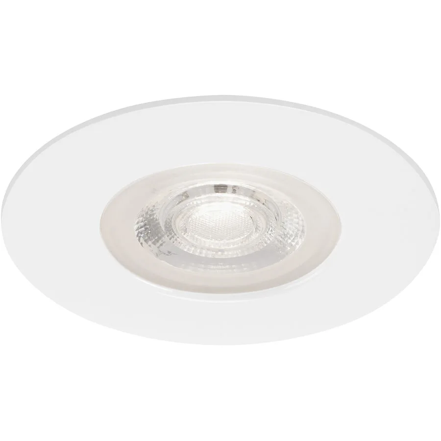 Einbaustrahler Marano Weiss Kunststoff - LED - Lichtfarbe: Warmweiss - LED Energiesparlampen