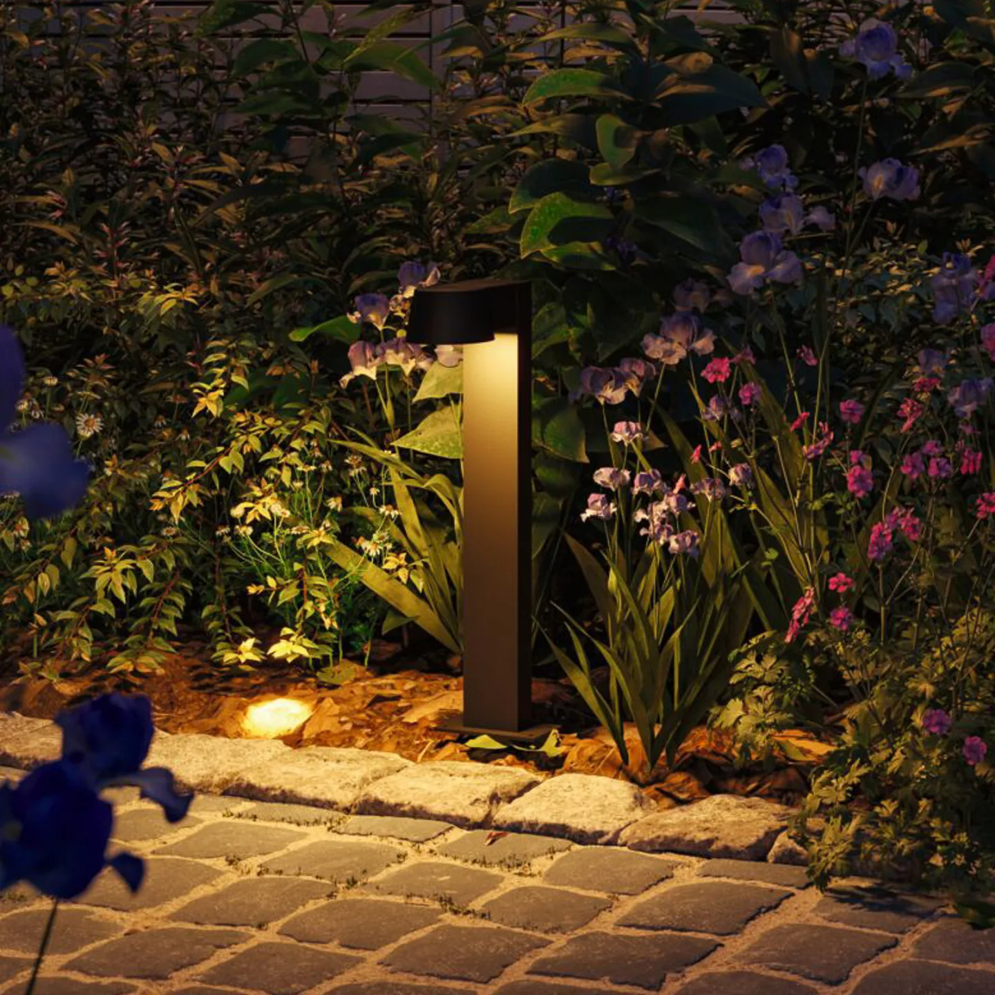 Capea LED-Wegeleuchte, anthrazit, Aluminium, IP44 - Paulmann - Modern - Metall - Einflammig
