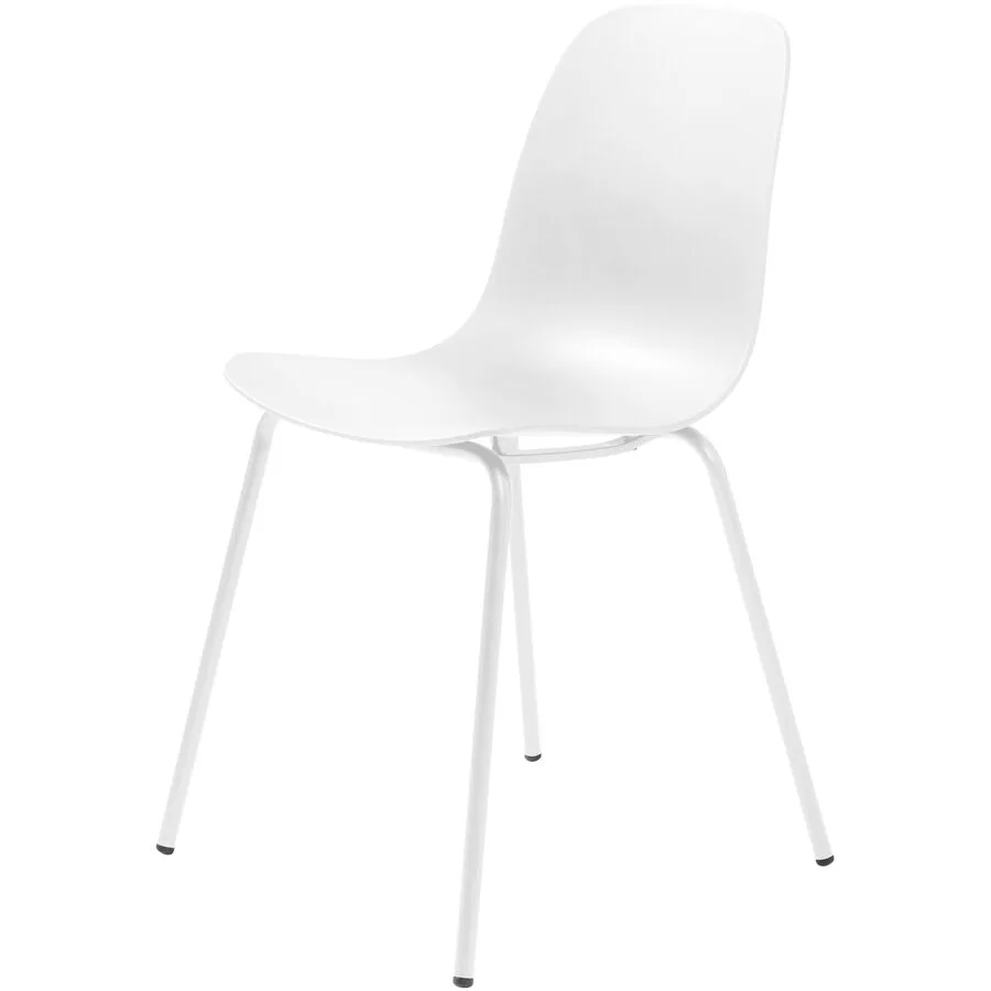 Stuhl 4er-Set Whit weiss Polypropylen