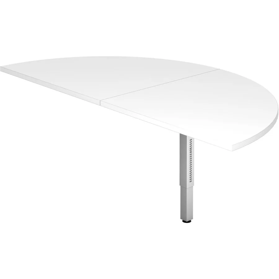 Anbautisch Office weiss Holzwerkstoff B 160 T 80 cm