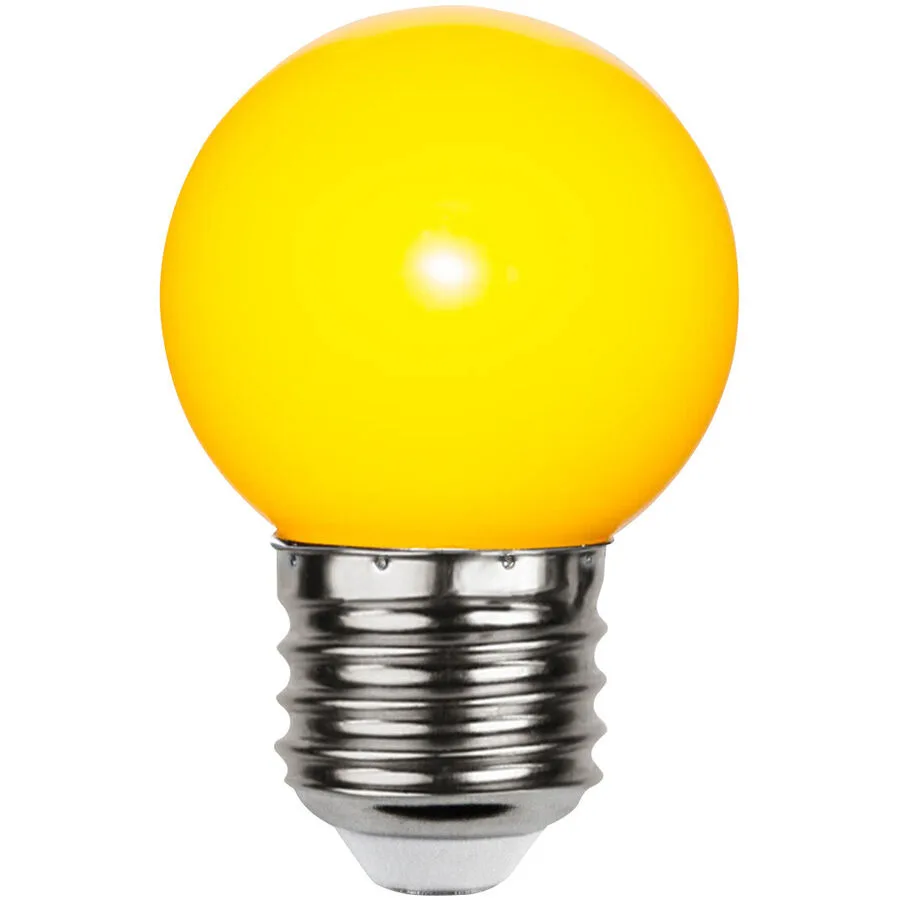 Schönenberger Leuchtmittel Bulb Outdoor Glas gelb E27 1.2 W