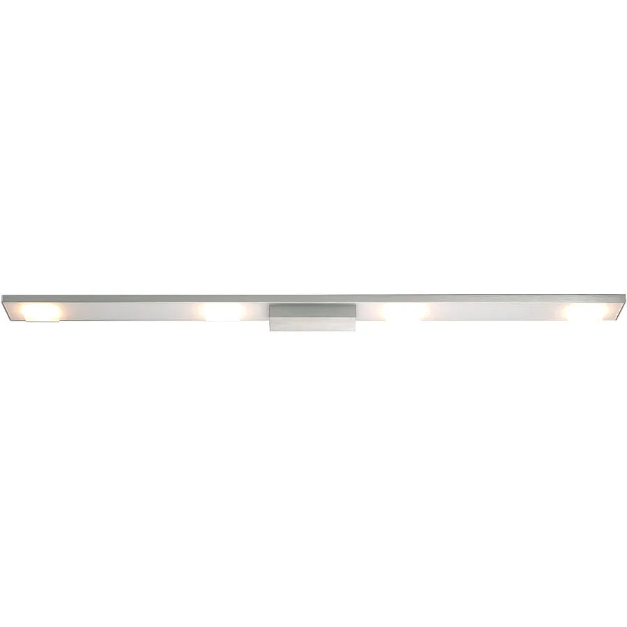 Bopp Deckenlampe Slight Silber Aluminium 12 cm 4 cm - Farbe: Aluminium geschliffen - LED - Lichtfarbe: Extra warmweiss - Deckenlampe- LED