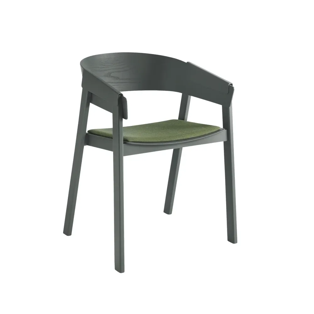 Muuto Cover karmstol klädd sits Remix 933-Green