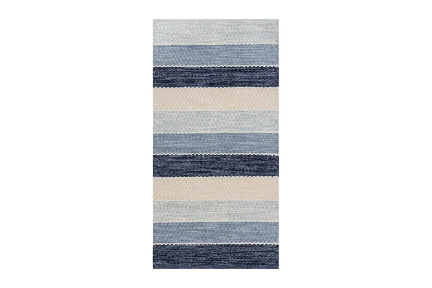 Garnmatta Båstad - 75x280 cm, Blå