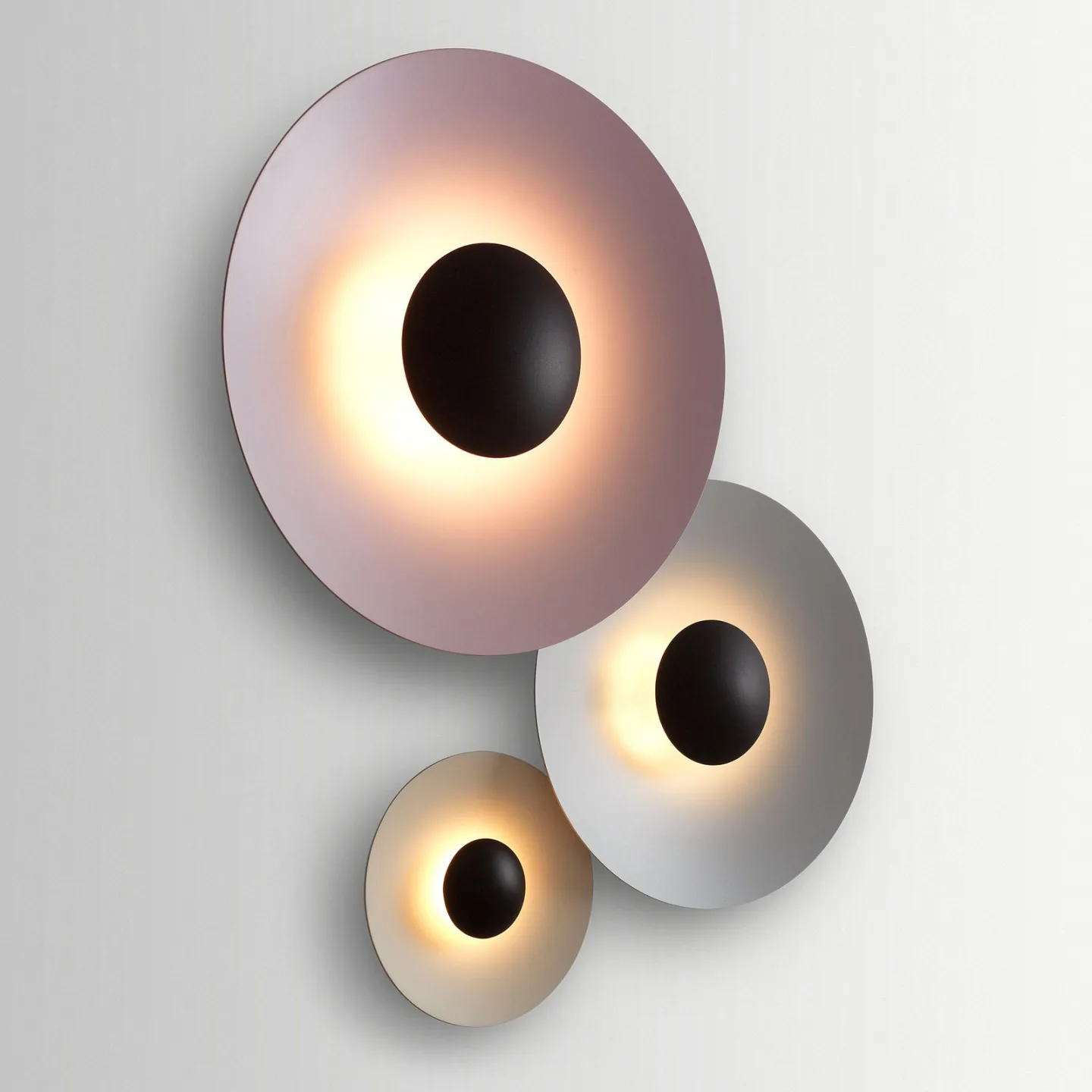 Ginger 32C Wandleuchte Stone Grey - Marset Ginger 32 C - Wohnzimmer - Design - Metall - Rund