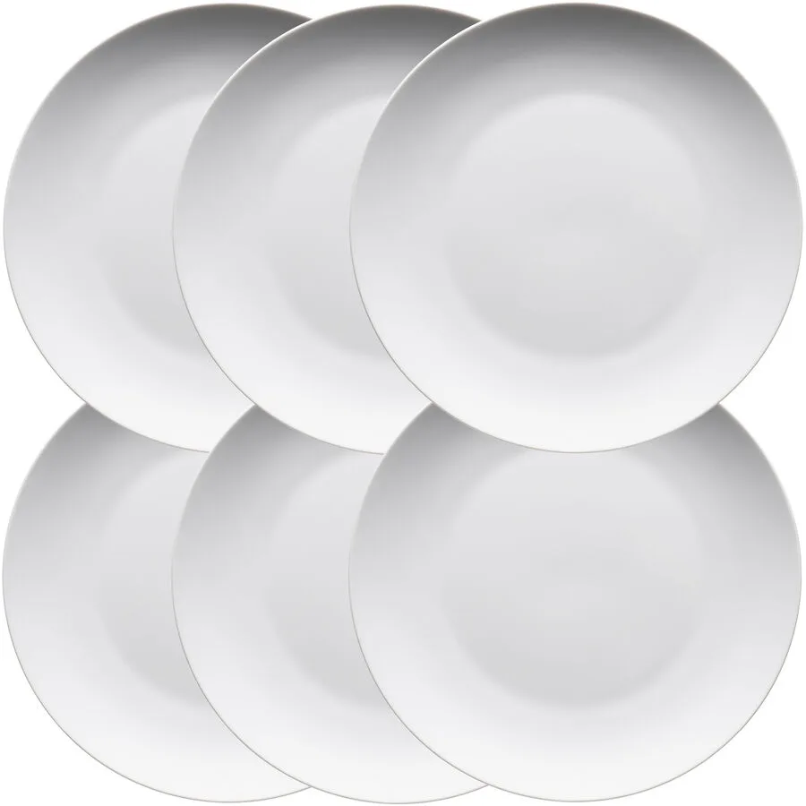 MÄSER Teller-Set Barca Weiss Porzellan