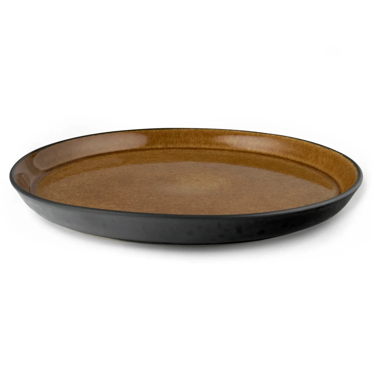 Bitz Bitz tallrik gastro Ø27 cm Svart-amber