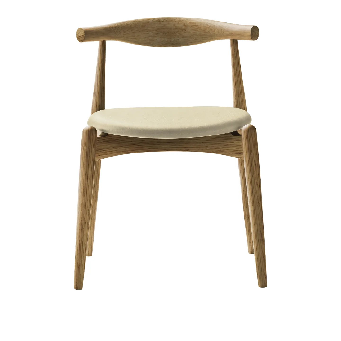 Carl Hansen - CH20, Oljad Ek, Lädergrupp B Thor - 300 - Matstolar - Hans J. Wegner - Träfärgad - Trä