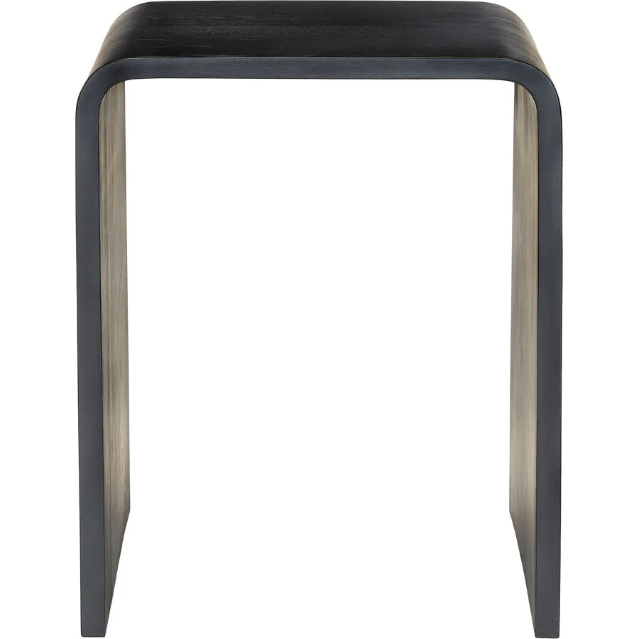Nachttisch Kataleya schwarz Esche Massivholz B 45 cm