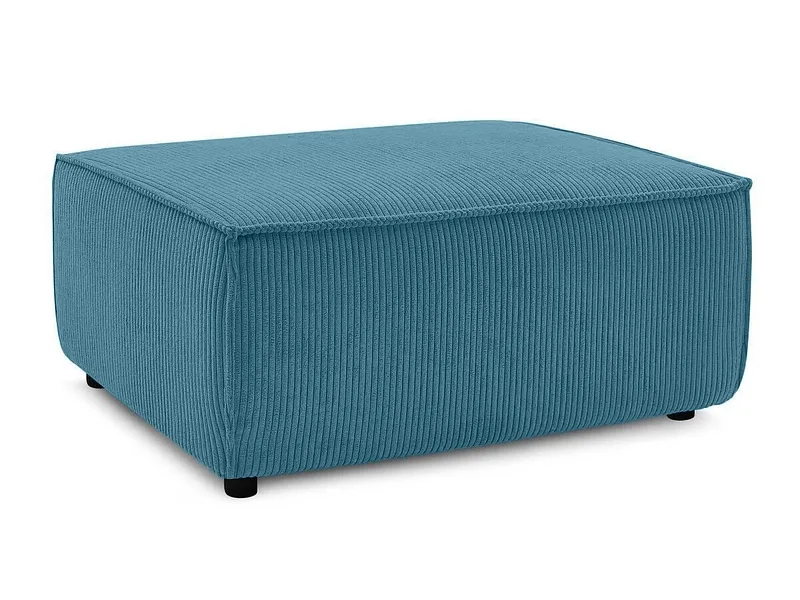 Hocker BOBOCHIC NIHAD 70x100x44cm cord-stoff hellblau