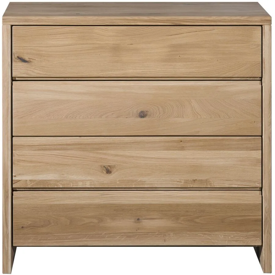 Modular Kommode Reto Eiche Wildeiche massiv, natur geölt Massivholz B 90 H 90 cm