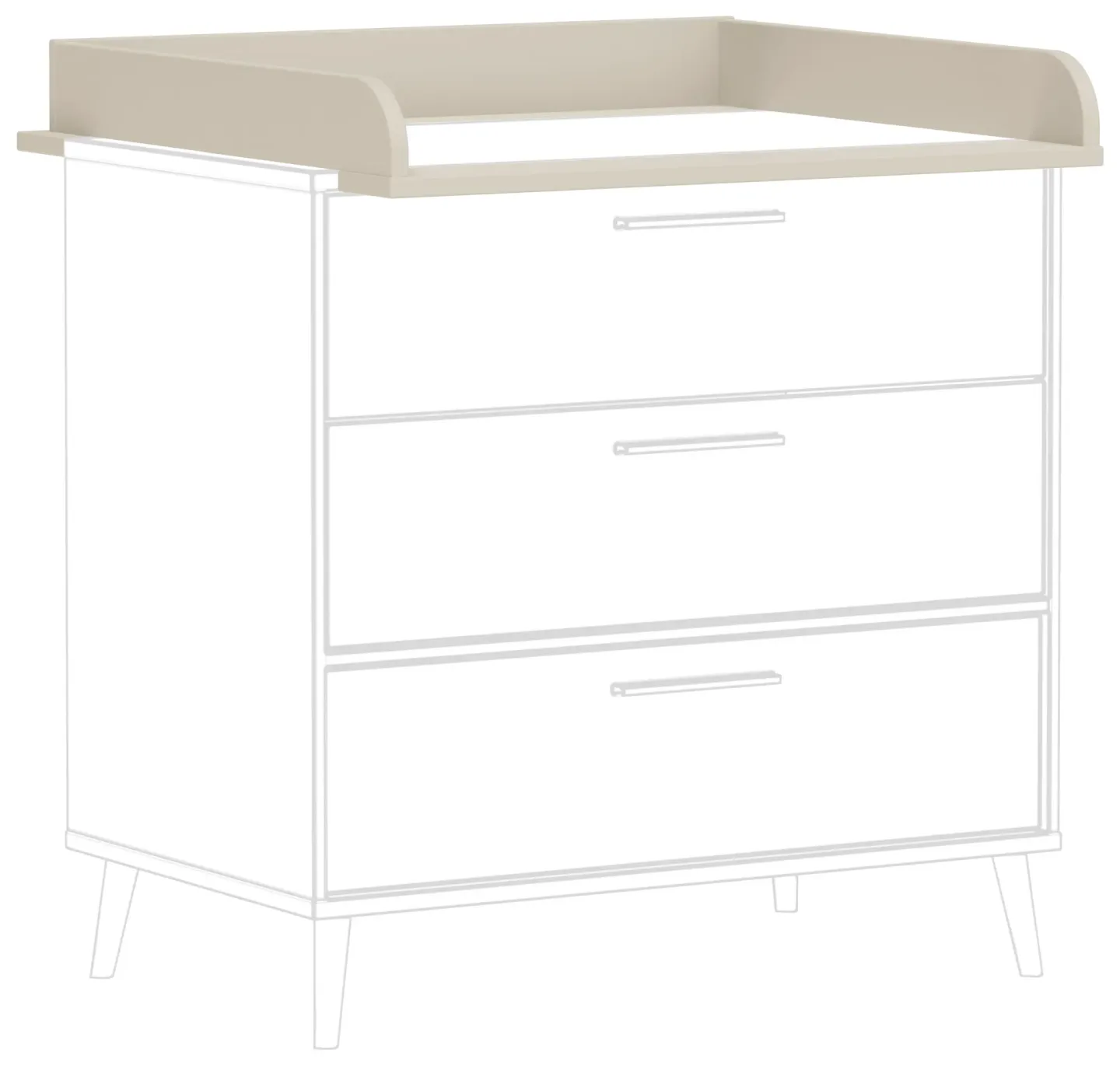 Paidi Wickelaufsatz Eefje Beige | Schubiger Möbel