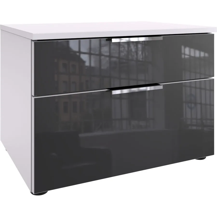 Kommode Sanko weiss/grau Holzwerkstoff B 54 H 39 cm