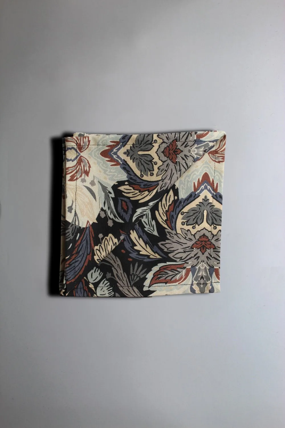 Servietter 4-pakning - Paula (blå) (Størrelse: 40 x 40 cm)