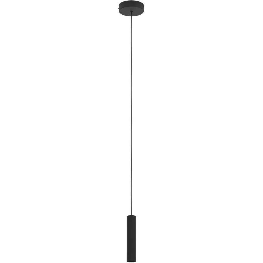 Eglo Pendellampe Almudaina Schwarz Stahl 110 cm - LED - Lichtfarbe: Warmweiss - LED Energiesparlampen