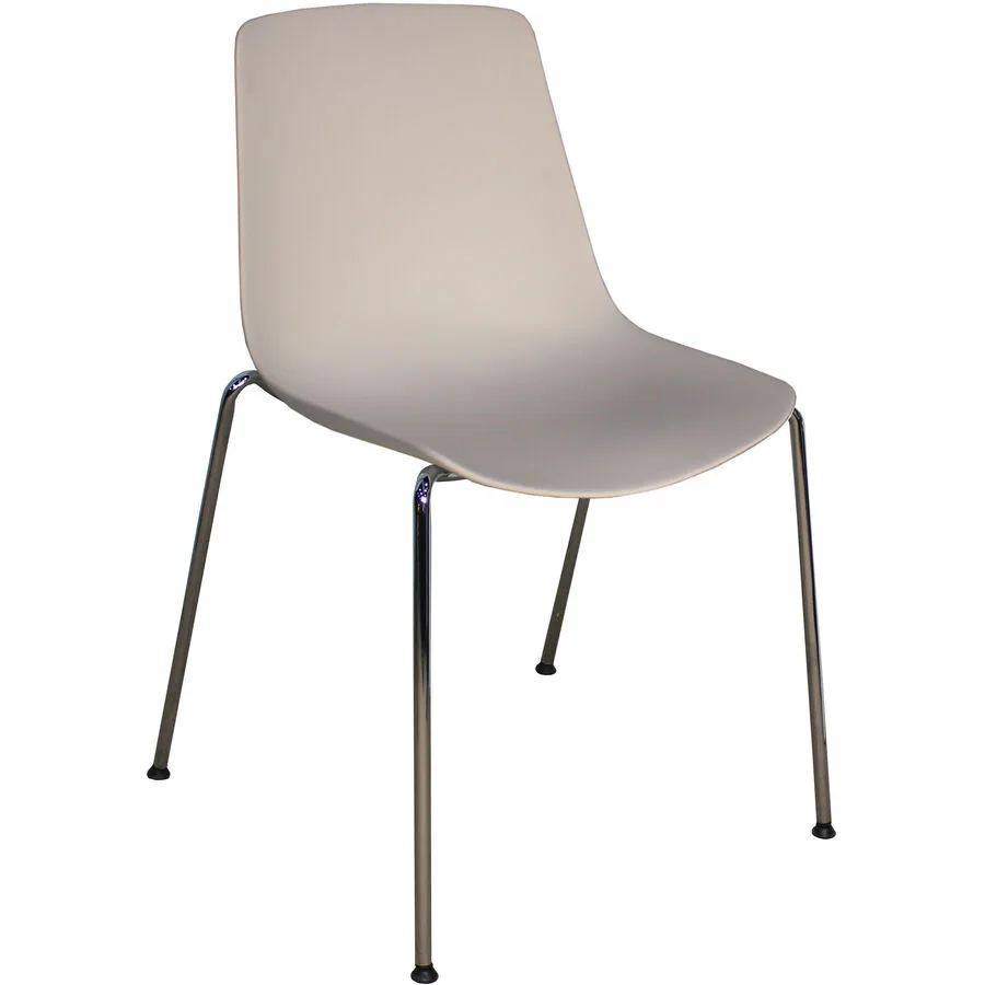 Bürostuhl Livio greige Polypropylen H 88 cm