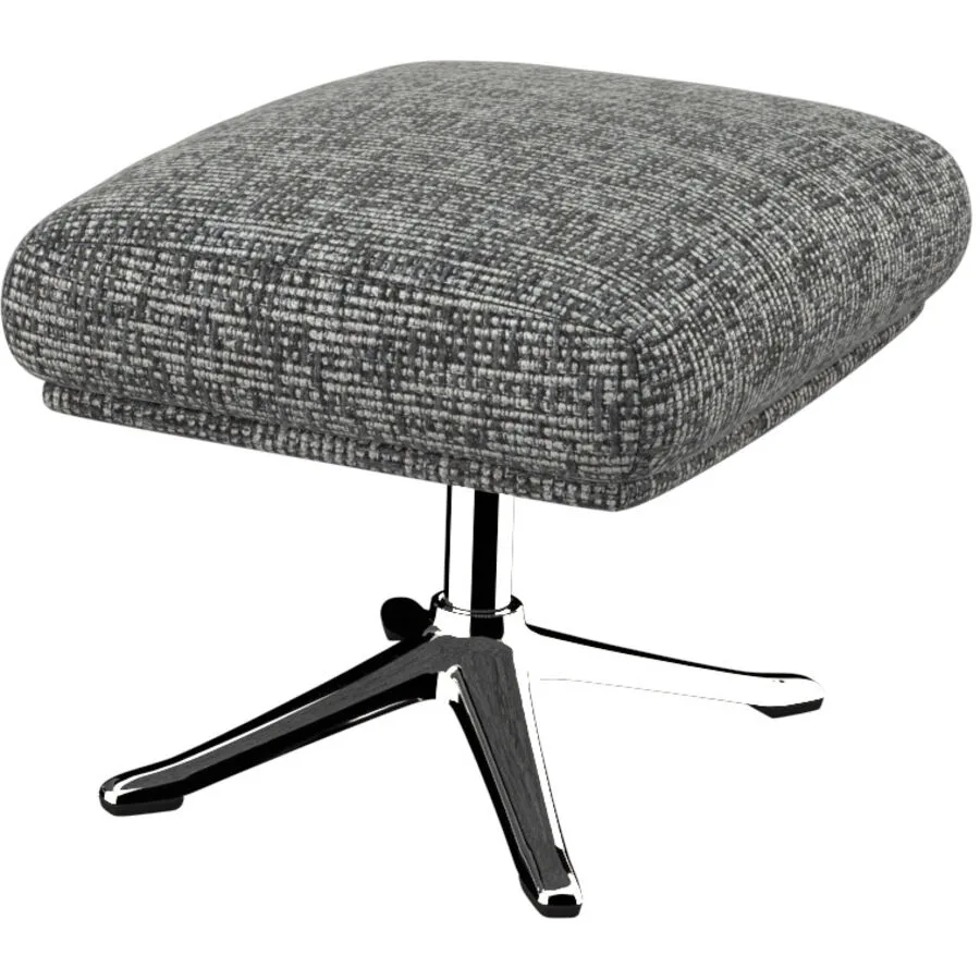 Hocker Halani granit Stoff, Polyester B 41 T 54 H 41 cm
