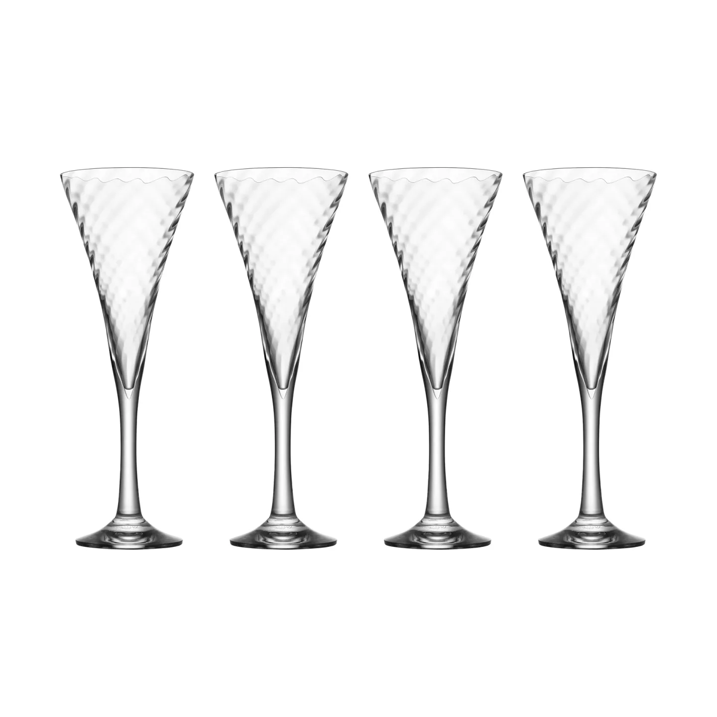 Orrefors Helena Champagnerglas 25 cl 4er Pack Klar