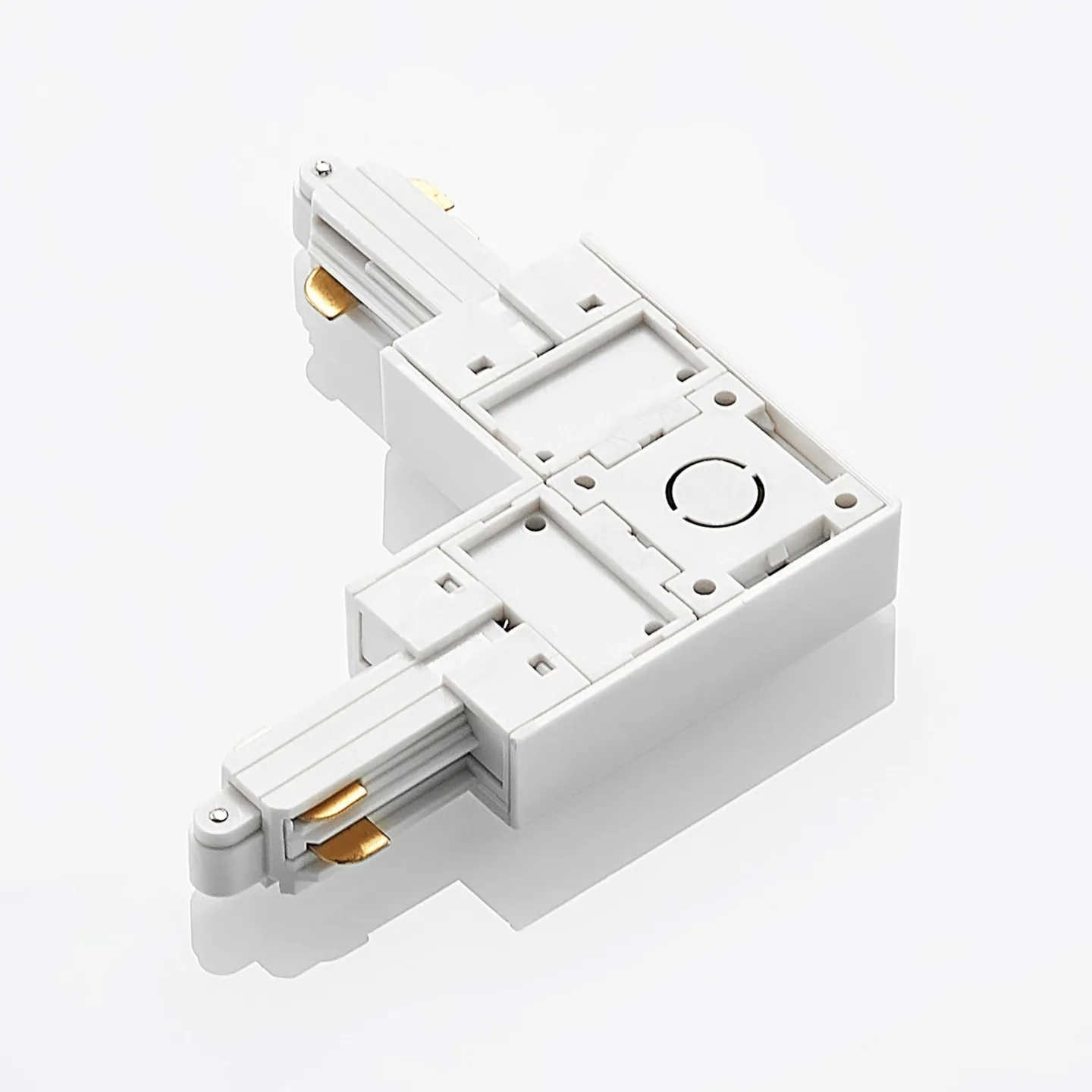 Linaro Track Ecke Connector Weiß - Lindby - Kunststoff