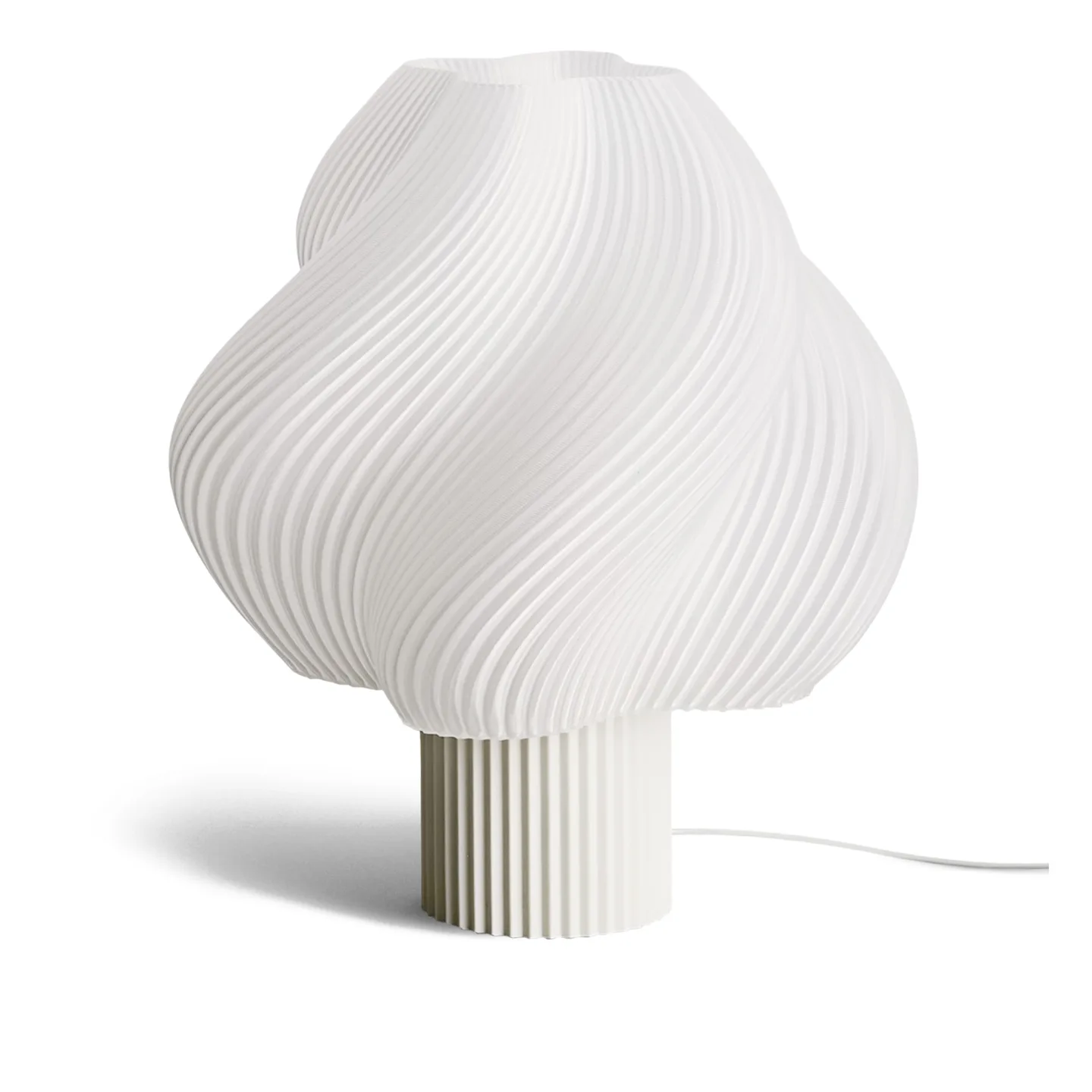 Crème Atelier - Soft Serve Mega golvlampa Vanilla Bean - Skärmlampor - Beige - Plast