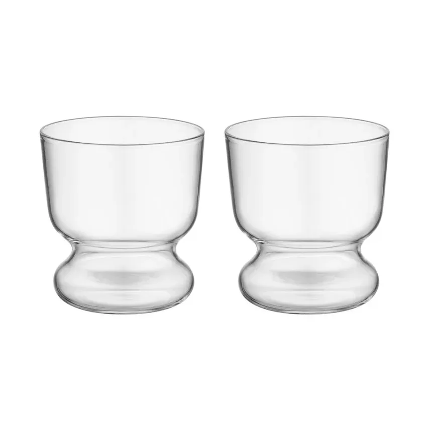 Kosta Boda Viva old fashioned Glas 28 cl 2er-Pack Klar