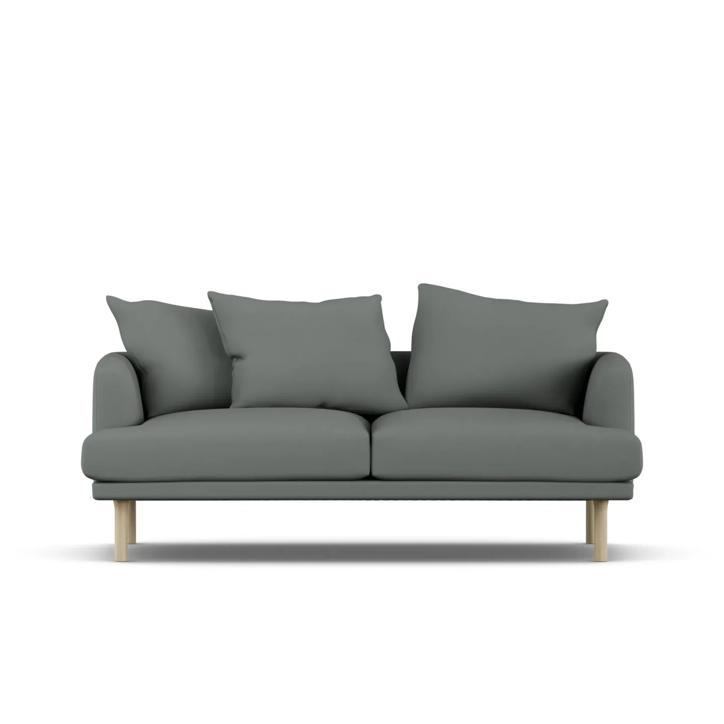 1898 Sjövik Sofa Caleido Grey 1240-Eiche weiß geölt, 2,5-sitzig