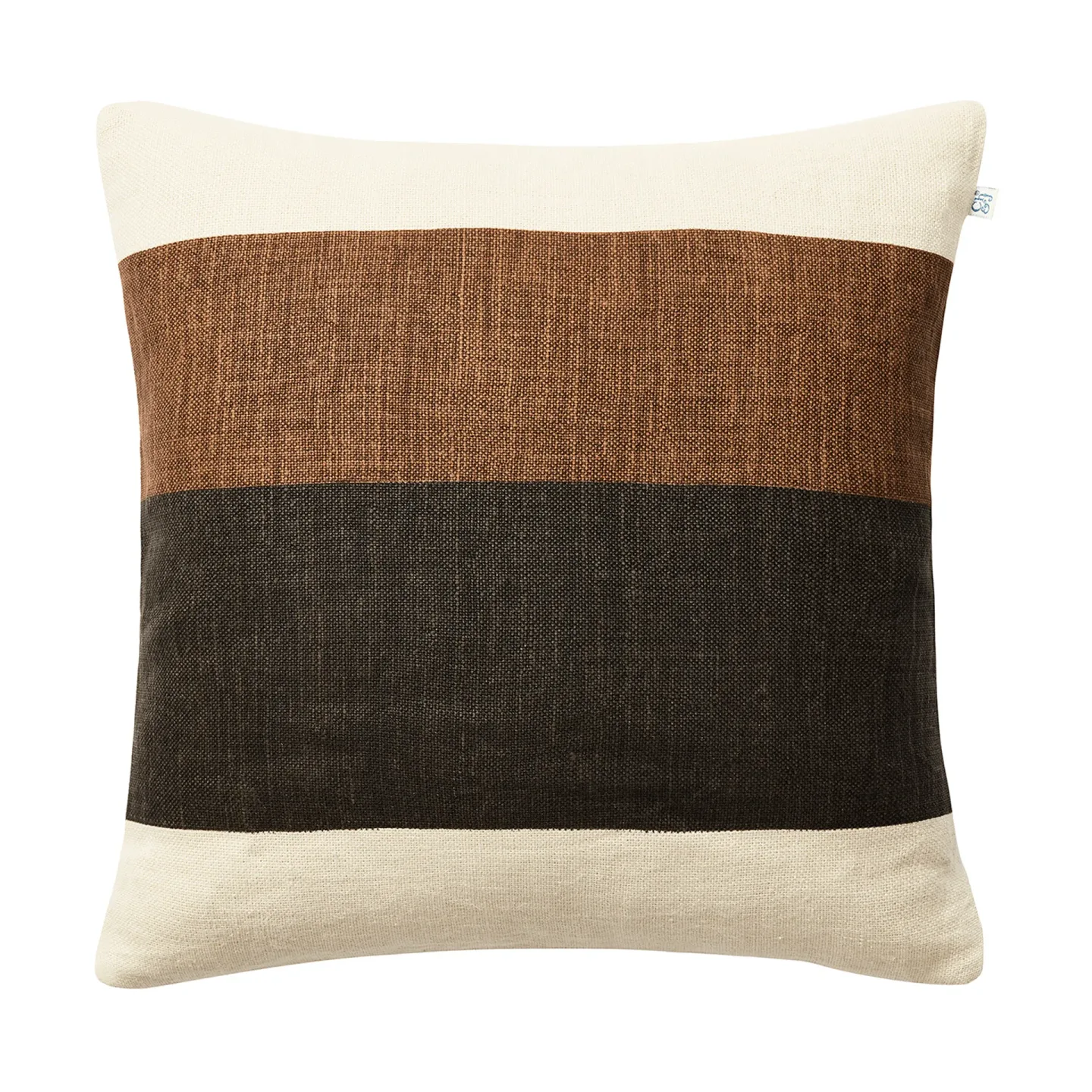 Chhatwal & Jonsson Kumar Kissenbezug 50 x 50cm Taupe-Dark Brown
