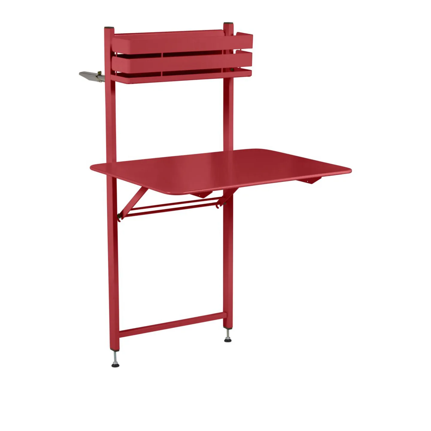 Fermob - Bistro Balcony Table 57 x 77 cm Chili 43 - Matbord utomhus - Röd - Metall
