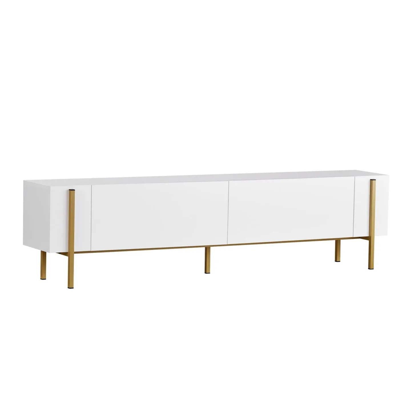 Nexus TV-bänk 180 cm - Vitt och guld