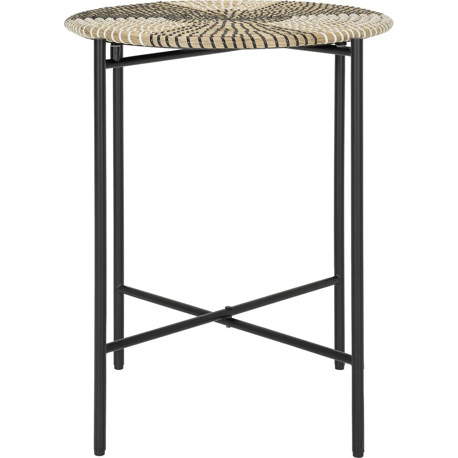 Beistelltisch Kim Beige Stahl 40 cm