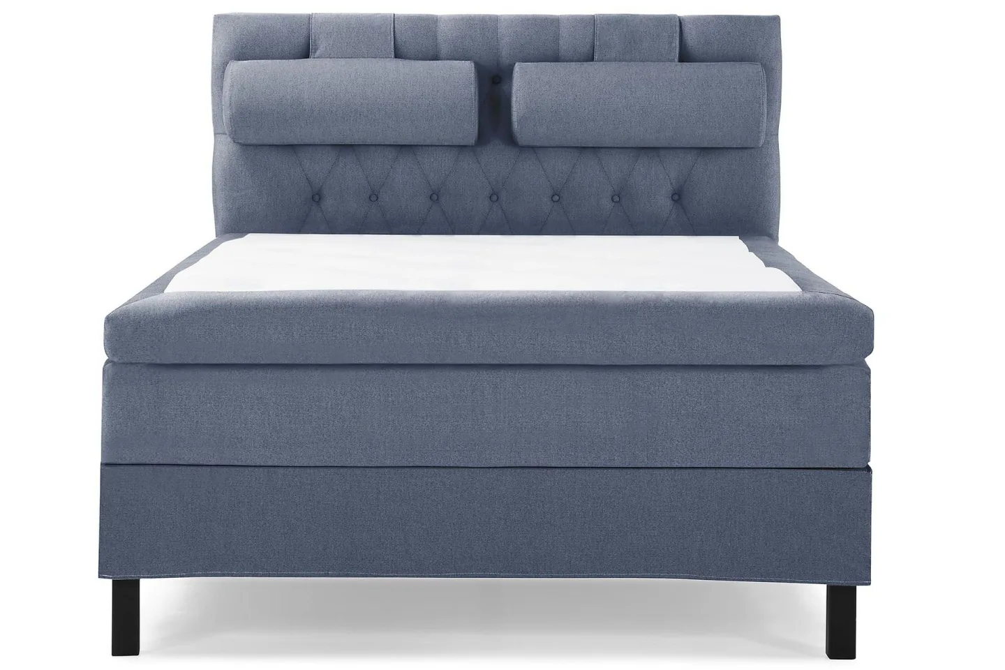Lucky Komplett Sängpaket 140x200 Polyeter Diamant - Nackkudde Stor Mörkblå